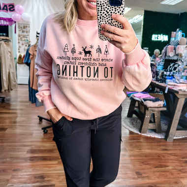 Pink Christmas Sweatshirt