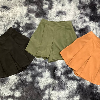 Perfect Pleated Corduroy Skort