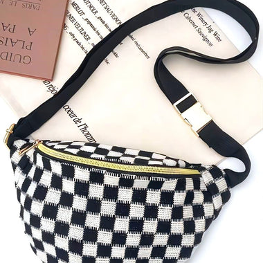 Don’t Be Square - Checkered Cross Body Bag