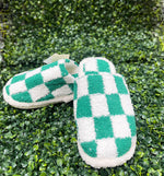 Checkered House Slippers