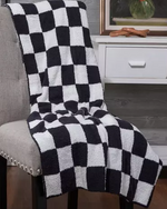 Cozy Up Checkerboard snuggle blanket