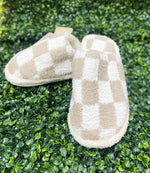 Checkered House Slippers