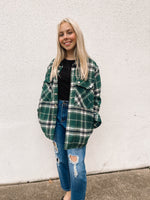 Gingham Glamour Shacket