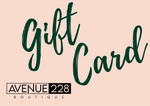 Boutique gift card