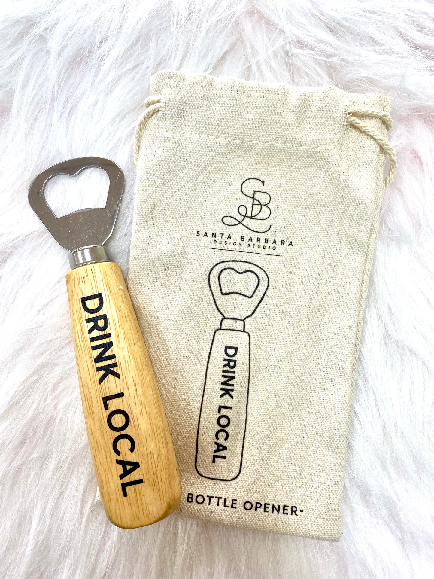 Drink local bottle opener