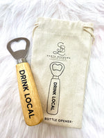 Drink local bottle opener