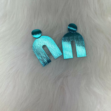 Metallic Arch Earrings