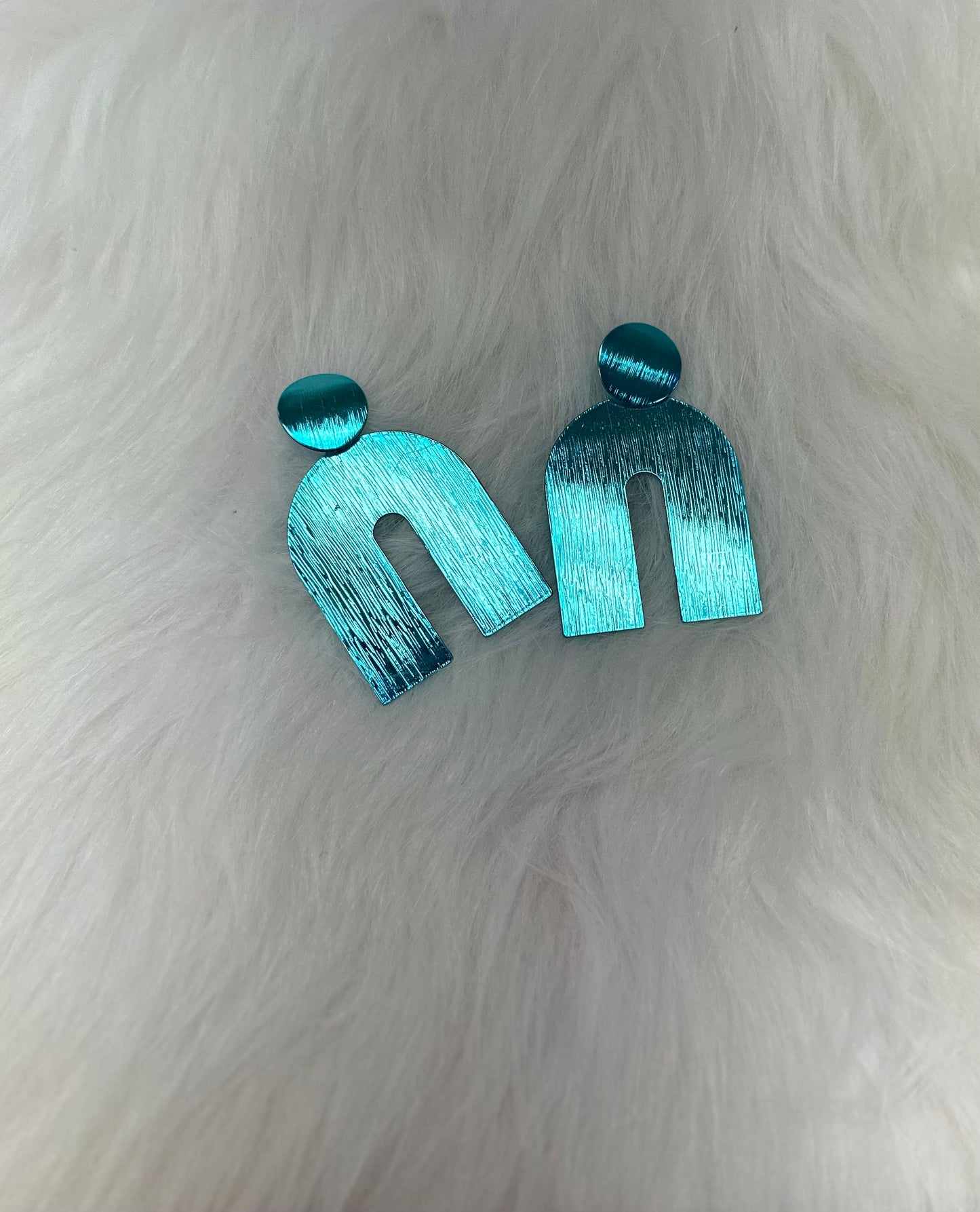 Metallic Arch Earrings